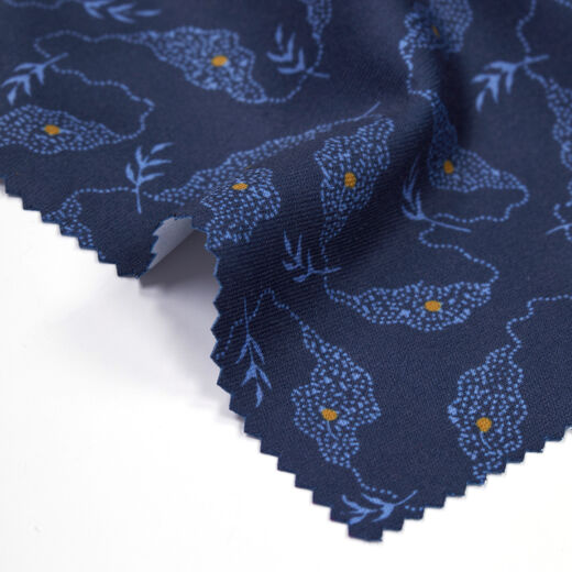 Navy leaf lens cloth
